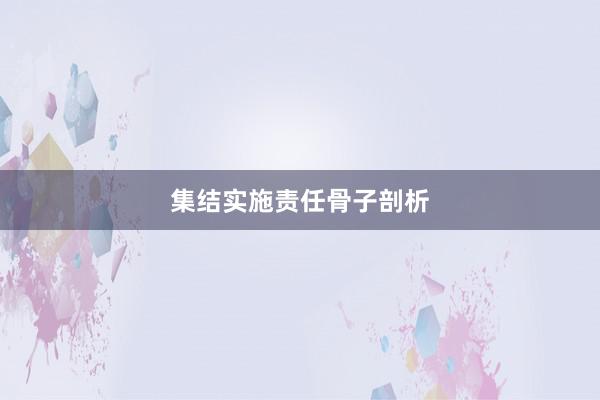 集结实施责任骨子剖析